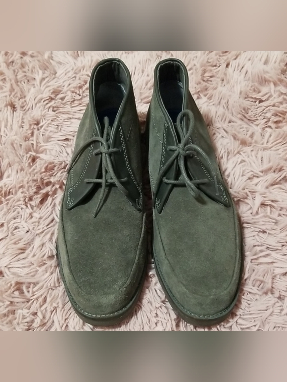 Mark Nason Skechers Suede Chukka Boots in Dark Gray Color Memory Foam Lux